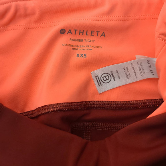 Athleta Rainier Tight In Ancient Mahogany - Picture 4 of 7